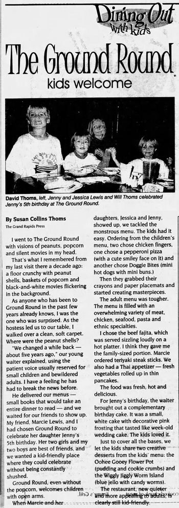 Ground Round - November 1999 Article (newer photo)